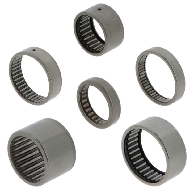 Drawn cup roller bearings with open end