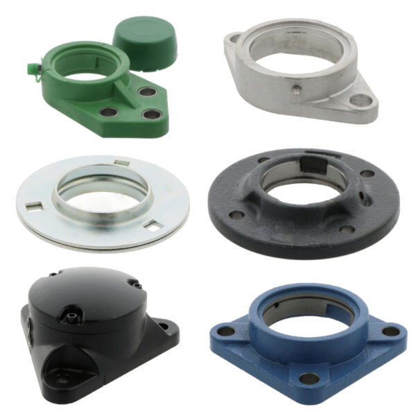 Flanged housings